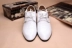 2018 mùa xuân và mùa thu đám cưới mới photo studio ảnh cực lớn mã 46 người đàn ông giày thủy triều Hàn Quốc phiên bản của chỉ trắng giày cưới của nam giới