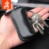 Scarecrow 2019 túi chìa khóa mới bằng da nam khóa kéo túi chìa khóa xe túi da chính hãng - Trường hợp chính
