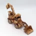 Nhà máy trực tiếp bằng gỗ mô hình đồ trang trí Trẻ em lửa đồ chơi xe máy xúc Máy ủi trẻ em đồ chơi - Chế độ tĩnh Chế độ tĩnh