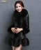 Áo khoác giả lông mới cho nữ 2017 mùa đông Hàn Quốc phiên bản dài lông cáo lông xù xuống đệm bông ấm áo lông mlb Faux Fur