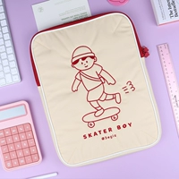 Оригинальный милый ноутбук, сумка через плечо, планшетный защитный чехол, вкладыш, с вышивкой, 15, 15 дюймов