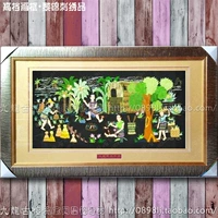 Hainan Lijinshi деревянная картина рамки ручной работы Fairview / Conference Gifts / Sanya Travel Souvenirs