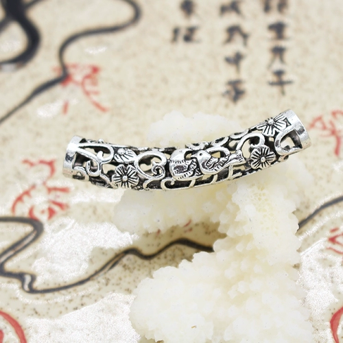 Изогнутая трубка с аксессуарами, браслет ручной работы, аксессуар из провинции Юньнань, ювелирное украшение, трубчатый манжет, «сделай сам», Кинг-Конг