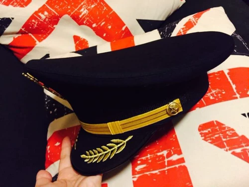 Капитанская униформа униформа шляпа капитан шляпа Пилот Гражданская авиационная шляпа Авиакомпания Шляпа