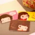 Dễ thương phim hoạt hình cô gái thẻ gói cô gái 12 thẻ xe buýt thẻ bộ thẻ ngân hàng gạo thẻ gói chống degaussing ví nam cao cấp Chủ thẻ