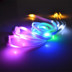 Thế hệ thứ bảy đèn led chiếu sáng dây giày Trượt băng đường phố led led dạ quang nylon flash dây giày co giãn Giày ren