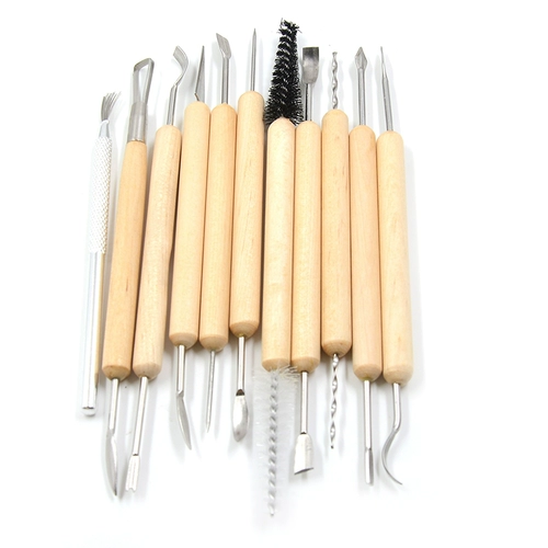 Глина, набор инструментов, комплект, фигурка ручной работы, 11 шт, «сделай сам»