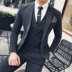 Mới phù hợp với nam phong cách Người Anh Hàn Quốc phiên bản của tự trồng phù hợp với kinh doanh bình thường phù hợp với đám cưới ăn mặc kích thước nhỏ của nam giới thủy triều Suit phù hợp