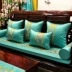 Gỗ gụ sofa đệm mới của Trung Quốc cổ điển đồ gỗ vững chắc vòng ghế đệm anti-skid La Hán giường miếng bọt biển cushion cover tùy chỉnh đệm ghế gỗ Ghế đệm / đệm Sofa