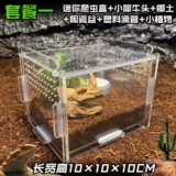 10 см маленькая ящик для разведения домашних животных yayli reptile box spider 蜈 ящик для размножения