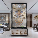 Art Glass Found Wall Simple European и American Modern Partition Screen Scemet Light Luxury Double -Shande Deep Caring Cayle