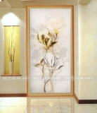 Направление фоновое искусство стекло Jane Olack Light Luxury Deep Crasted Gold Foil Partition Screen Sceen Shoe Maste Living Room