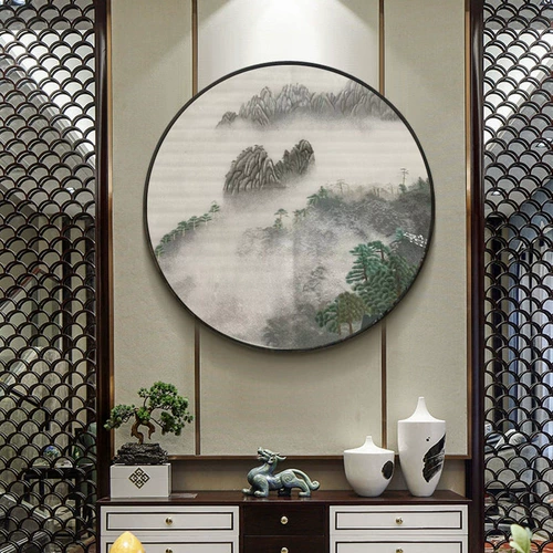 Sansui, шелковое украшение, 80см, с вышивкой, китайский стиль