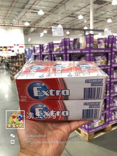 Австралийская прямая почтовая почта дополнительная клубника Гермионол Муслс -Жаг Клубника 24 коробки 648G