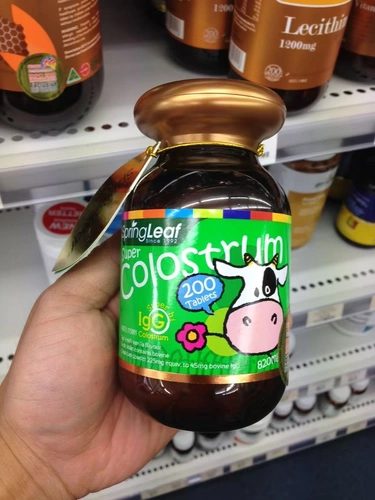 Австралийская прямая почтовая почва весенний лист Колонен Niu Chu Cai Milk 820 мг 200 капсул