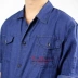 Bảo hộ lao động phù hợp với nam giới mùa hè bông mỏng denim dịch vụ kỹ thuật dài- tay hàn điện quần áo miễn phí in ấn thêu từ
