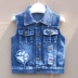 Áo vest bé gái mùa xuân và mùa thu vest bé trai 2019 mới mỏng bé gái vest vest cotton phiên bản hàn quốc - Áo ghi lê