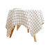 Đơn giản và hiện đại sân khấu bảng bông kẻ sọc khăn trải bàn vải nhà bình dị khăn trải bàn tươi bàn ăn nhỏ hình chữ nhật - Khăn trải bàn Khăn trải bàn