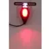 Phụ kiện sửa đổi xe máy giọt nước mắt retro LED đèn hậu tấm giấy phép ánh sáng tấm giấy phép phanh ánh sáng đơn giản thời trang phổ quát - Đèn xe máy Đèn xe máy