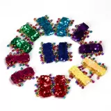 Браслет, детский аксессуар, блестки для ногтей, колокольчик, Индия