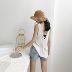 2018 mùa hè mới màu rắn cơ sở áo sơ mi backless top ngắn ngắn dài không tay đan yếm trong triều nữ shop thời trang nữ Áo ba lỗ