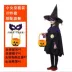 Halloween cos trẻ em trang phục cô gái phù thủy nhỏ hiệu suất áo choàng áo cha mẹ-con phù hợp với cô gái quần áo phù thủy 