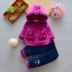 Bé gái mặc quần áo mùa thu đông 0-1-2 tuổi Bộ đồ ba mảnh 3 bé 6 tháng 9 Quần áo cotton mùa đông sơ sinh bodysuit cho bé sơ sinh Phù hợp với trẻ em