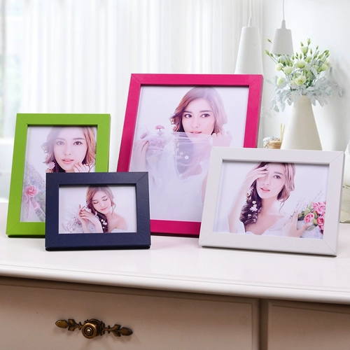 Деревянная фоторамка из натурального дерева, настенная фотография, 6 дюймовая, 7 дюймов, 10 дюймов