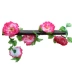 Hoa lụa hoa mẫu đơn mây hoa chuỗi Qingming hoa mô phỏng quét hoa bia mộ trang trí hoa treo hoa nho treo tường hoa - Hoa nhân tạo / Cây / Trái cây