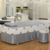 High-end vẻ đẹp thẩm mỹ viện bedspread massage Body liệu pháp y học Trung Quốc giường nâu bông váy một gia đình bốn có thể được tùy chỉnh - Trang bị tấm bộ ga giường spa Trang bị tấm