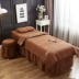 Đơn giản Châu Âu trải giường bốn bộ cơ thể hình xăm massage giường váy beauty salon giả giường bông bốn bộ tùy chỉnh