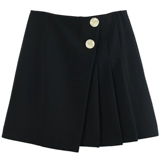 Летняя юбка, черная цветная приталенная мини-юбка, сезон 2021, с акцентом на бедрах, А-силуэт