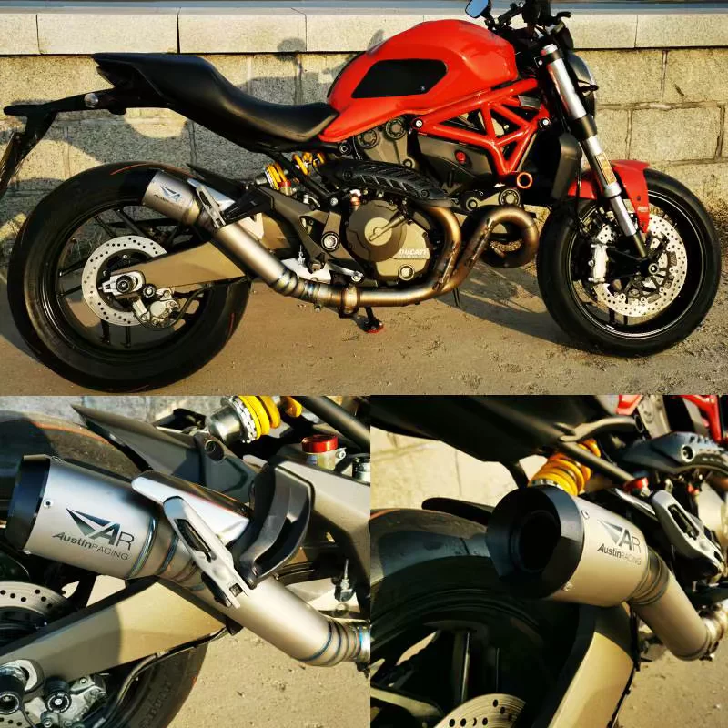 Подходящие для выхлопной трубы модифицированного титана Ducati Monster1200 Monster821