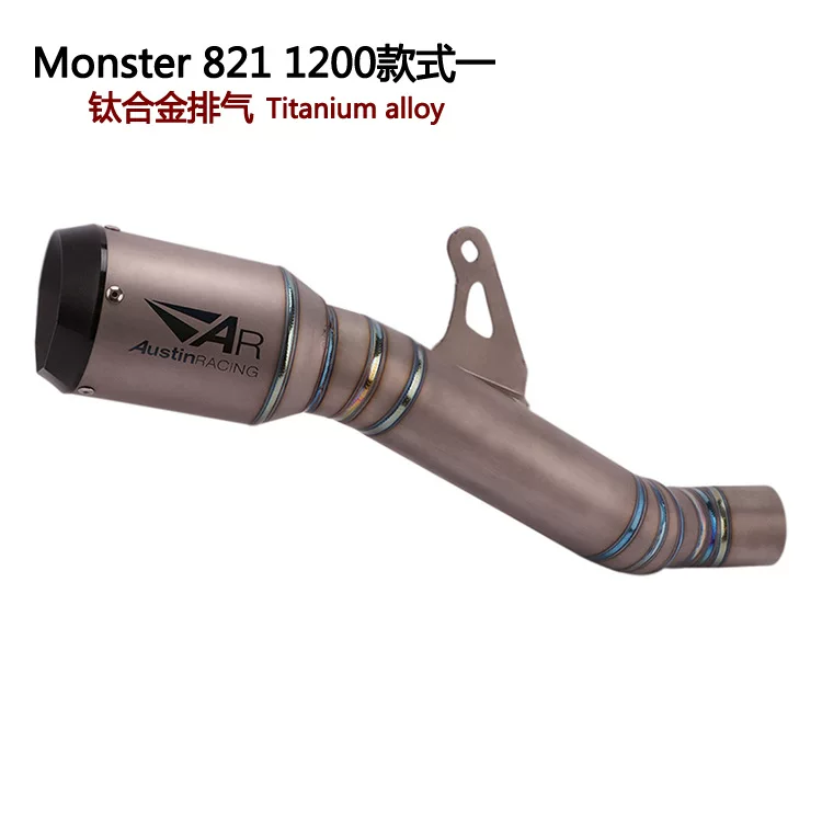 Подходящие для выхлопной трубы модифицированного титана Ducati Monster1200 Monster821