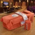 Châu Âu cuối vẻ đẹp bedspread denim bông đơn thẩm mỹ viện đơn giản điều trị massage giường bìa với lỗ - Trang bị tấm Trang bị tấm