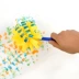 Trẻ em của nghệ thuật thủ công và lớp thủ công nguồn cung cấp bức tranh xử lý bàn chải bọt biển nghệ thuật bàn chải bàn chải con dấu 4 bút lông màu Vẽ nhà cung cấp