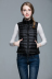 Chống giải phóng mặt bằng mùa phụ nữ mới ánh sáng xuống vest mỏng đứng cổ áo ngắn vest vest vai kích thước lớn vest nữ áo phao nữ dáng dài hàn quốc Áo vest