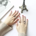 Dongdaemun nhẫn nữ Nhật Bản và Hàn Quốc hipster cá tính retro đơn giản ngón tay ngón tay nhỏ khớp nhẫn sinh viên mở đuôi nhẫn - Nhẫn nhẫn kim tiền Nhẫn