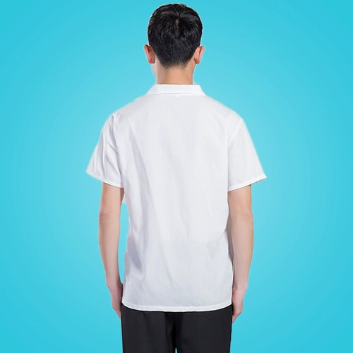 Тонкий летний белый дышащий комбинезон подходит для мужчин и женщин для работы, короткий рукав