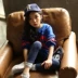 Cha mẹ và con gái mùa thu Quần áo trẻ em Hàn Quốc Quần áo bé gái và áo len cotton hai mảnh phù hợp với thời trang thể thao - Trang phục dành cho cha mẹ và con