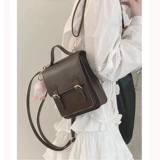 Японская студенческая юбка в складку, небольшая дизайнерская небольшая сумка, портативная сумка через плечо, рюкзак, в британском стиле