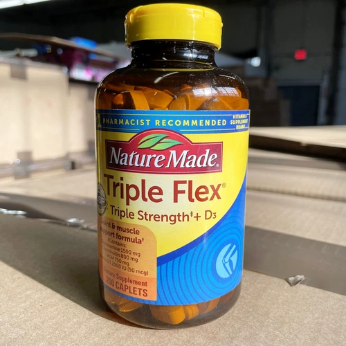 Американская прямая почтовая почта Природа Сделано тройной гибкой трио -мерной кости Smoosamose MSM Cartilaitin 200 капсул