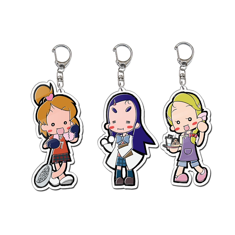 П pendant брелок Pretty Cure Акрил Nagisa Mimo, Honoka Yukijo, Hikaru Kujo