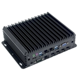 Мини -промышленная машина управления хозяином промышленной малый низкопроизводительный встроенный двойной порт 6 серийный порт без вентилятора промышленного управления компьютером