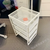 IKEA искренняя покупка Lenatt -Drawer хранения кабинета офис белый шкаф для хранения шкаф