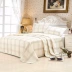 100% lanh nguyên chất mat ba mảnh khăn trải giường đôi dày 1,8m điều hòa không khí mat mềm 1 m 5 thảm mùa hè - Thảm mùa hè