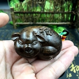 Резьба из дерева агарвуда, тыква, маленький слон из красного дерева рубашка деревянные поделки, играют в маленькие кусочки домашних украшений