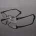 119 tấm titan Ultralight tinh khiết titan kính cận thị kính loạn thị kính khung kinh doanh nam nửa khung phẳng ánh sáng màu kính khung - Kính khung