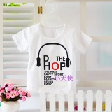 Летняя одежда подходит для мужчин и женщин, детский комбинезон, хлопковая футболка с коротким рукавом, 2020, детская одежда