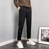 Мужские маленькие штаны для отдыха, костюм, в корейском стиле